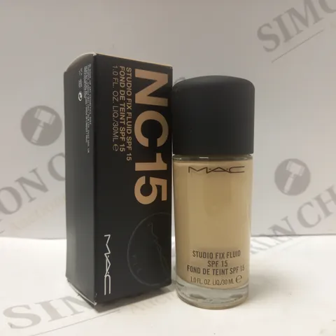 MAC COSMETICS STUDIO FIX FLUID FOUNDATION SPF15 30ML #NC15