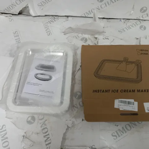 INSTANT ICE CREAM MAKER