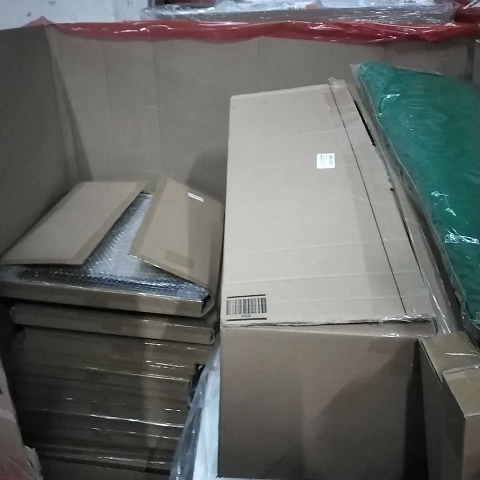 PALLET OF HOUSEHOLD ITEMS TO INCLUDE FOOD WASTE COMPOSTER,DINOSAUR WORLD NAP MAT,PET SCALES, BABY BATH SEAT AND OTHER ASSORTED ITEMS...