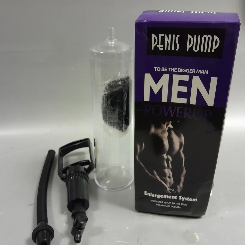 BOXED POWER-UP MENS PENIS PUMP ENLARGEMENT SYSTEM 