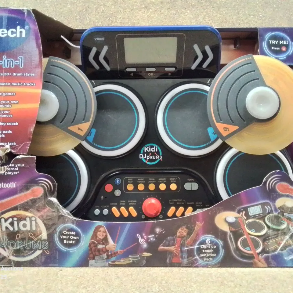 BOXED VTECH KIDI DJ DRUMS