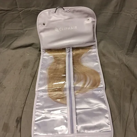 CLIPHAIR CLIP-IN HAIR EXTENSIONS WITH STORAGE CASE – BLONDE