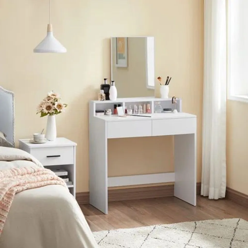 BOXED DRESSING TABLE WITH MIRROR 