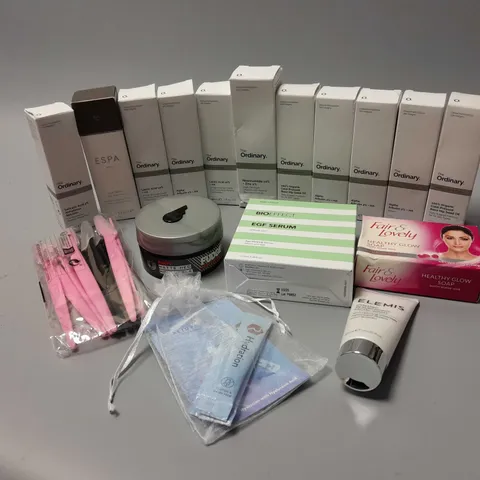 LOT OF BEAUTY ITEMS TO INCLUDE THE ORDINARY SKINCARE, ETC