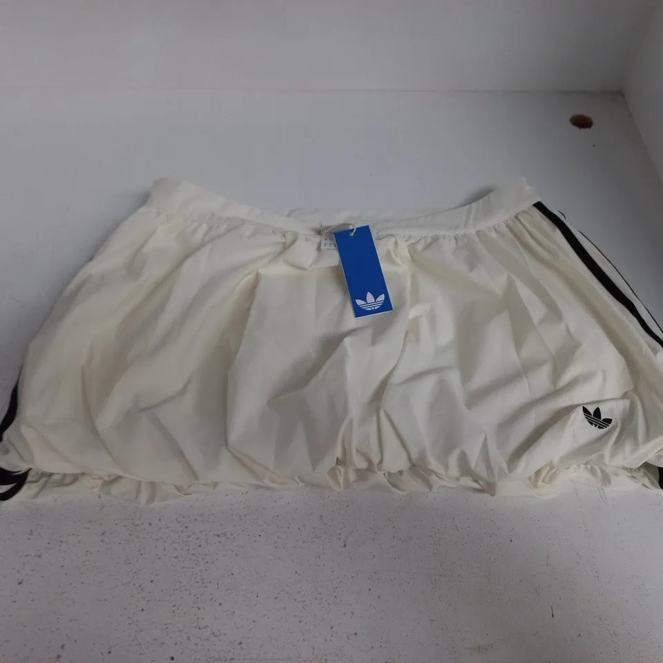 ADIDAS BALLOON SKIRT IN OFFWHITE - UK 22