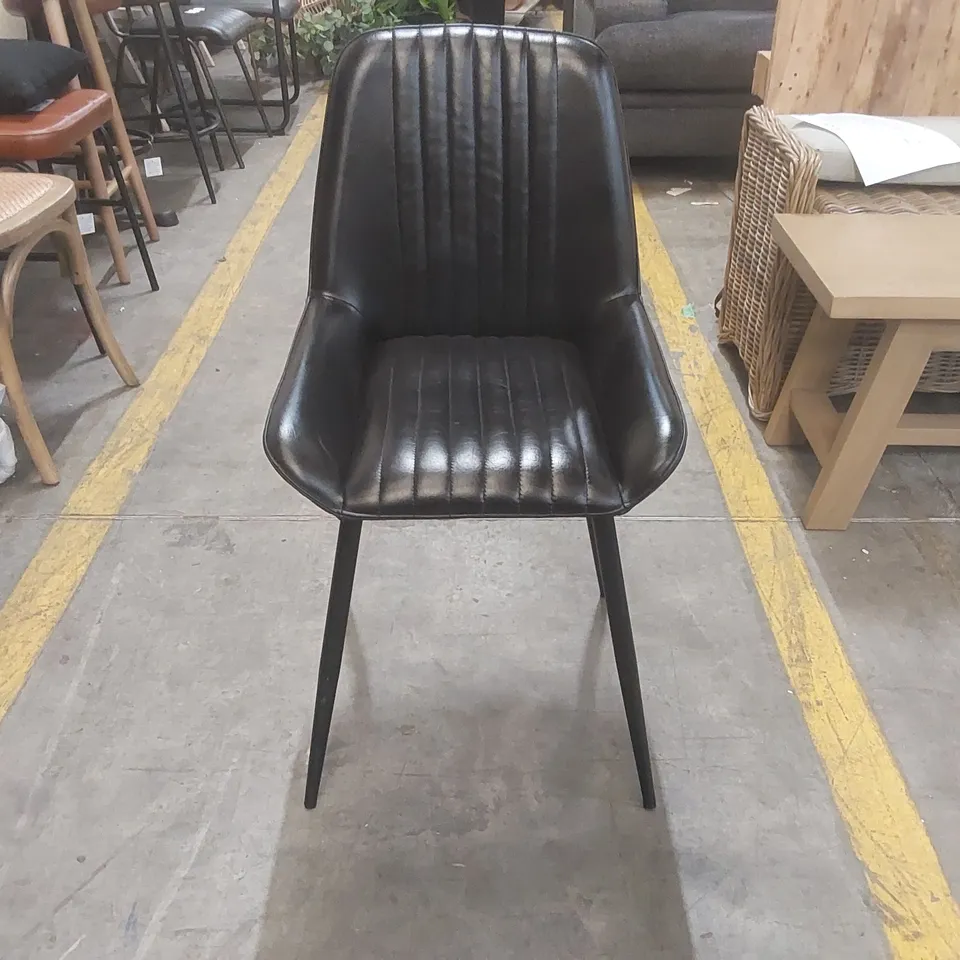 DESIGNER BROOKLYN LEATHER DINING CHAIR