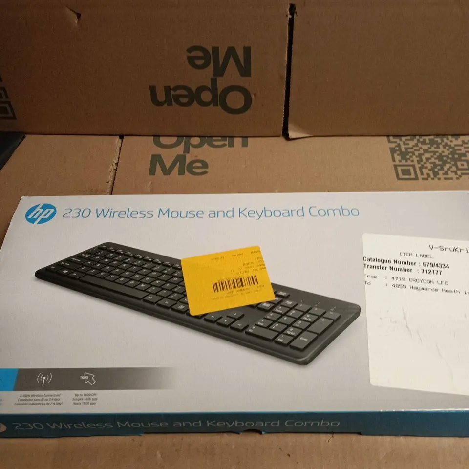 HP 230 WIRELESS MOUSE AND KEYBOARD COMBO