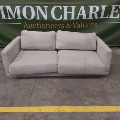 QUALITY DESIGNER 3 SEATER UPHOLSTERED SOFA