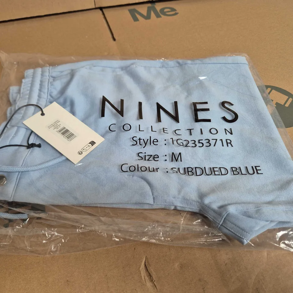 NINES COLLECTION CASUAL SHORTS – SIZE M – SUBDUED BLUE 