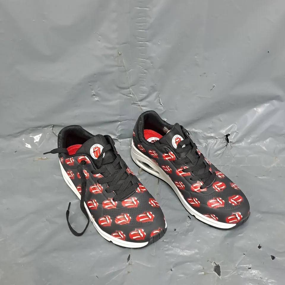 SKETCHERS ROLLING STONE TRAINER BLACK UK 5