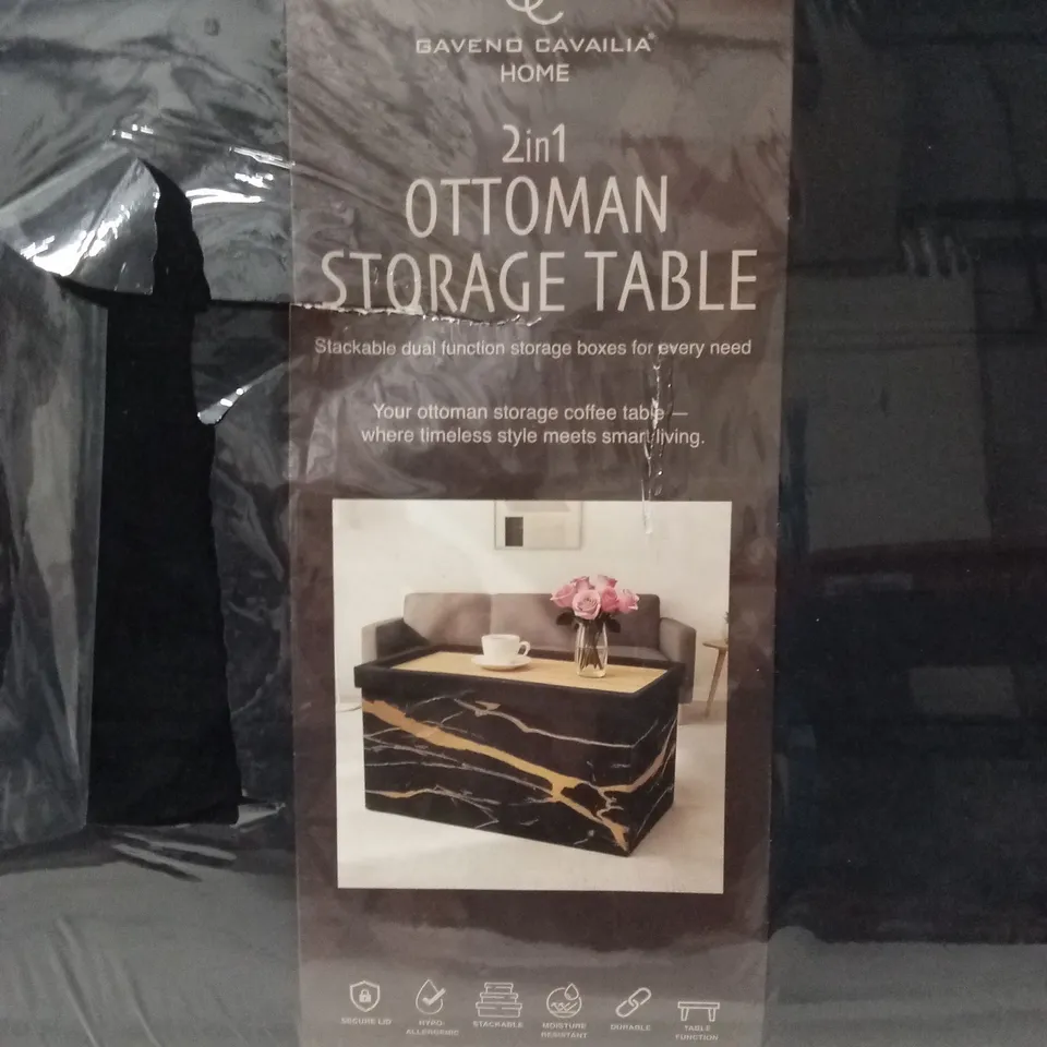 GAVENO CAVAILIA 2-IN-1 OTTOMAN STORAGE TABLE