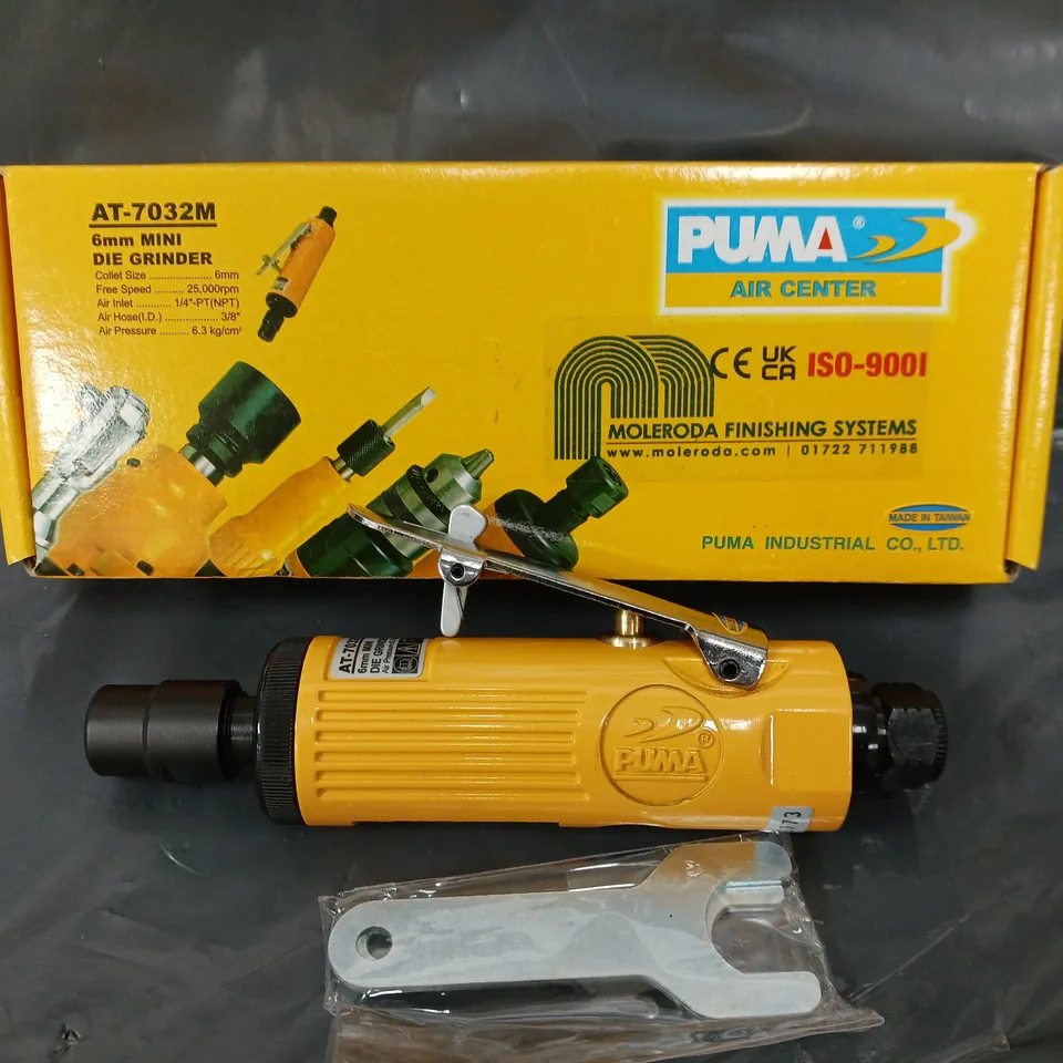 BOXED PUMA AIR CENTER AT-7032M 6mm MINI DIE GRINDER
