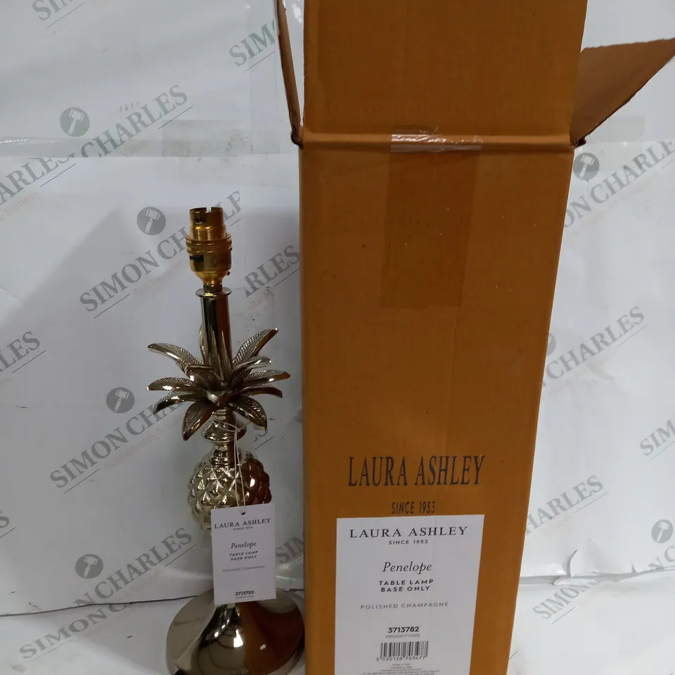 BOXED LAURA ASHLEY PENELOPE TABLE LAMP BASE ONLY