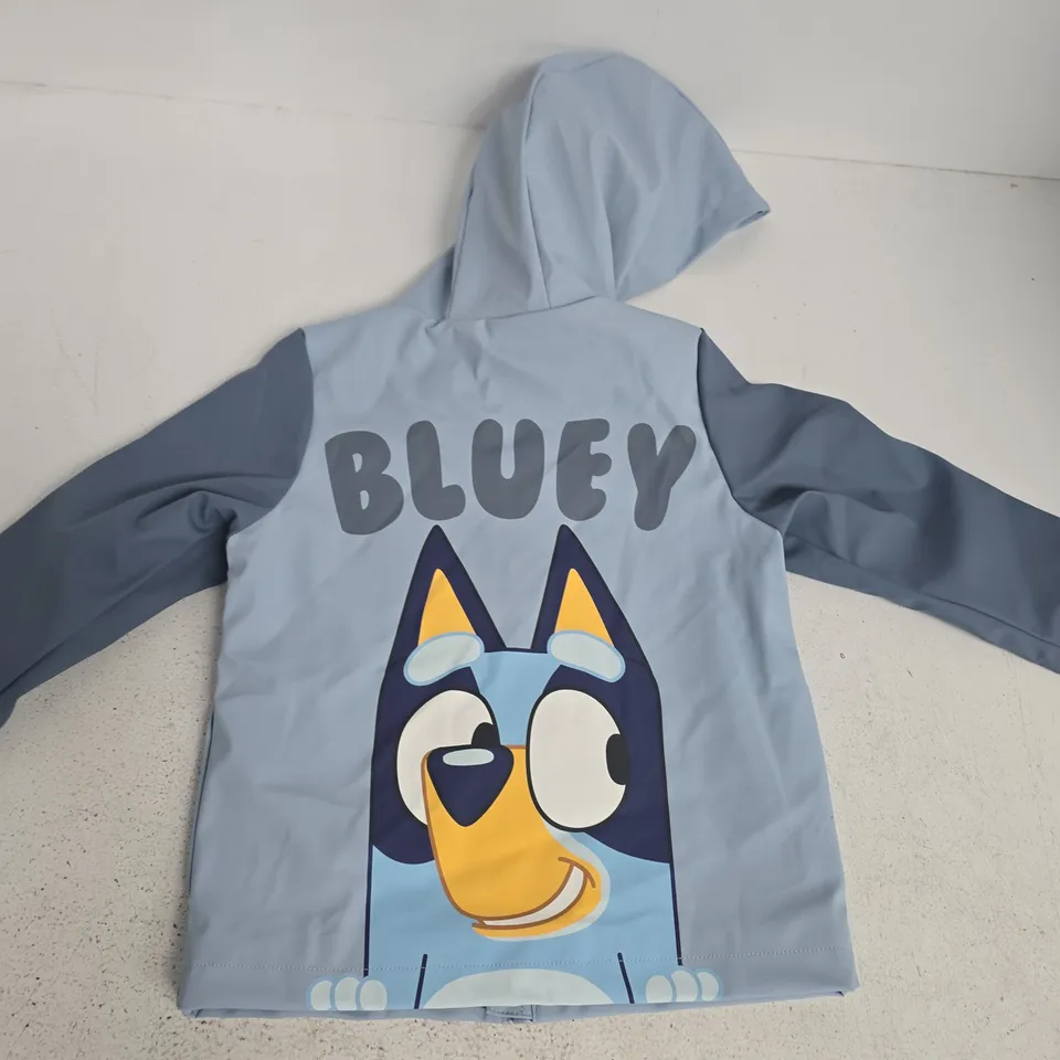 BLUEY THEMED SHOWERPROOF KIDS JACKET - 3/4 YRS