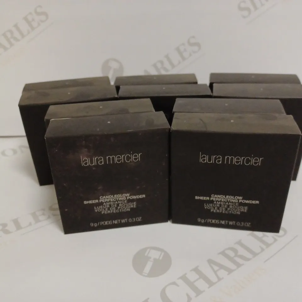 LOT OF 10 LAURA MERCIER CANDLEGLOW SHEER PERFECTING POWDER - #6 SHADE