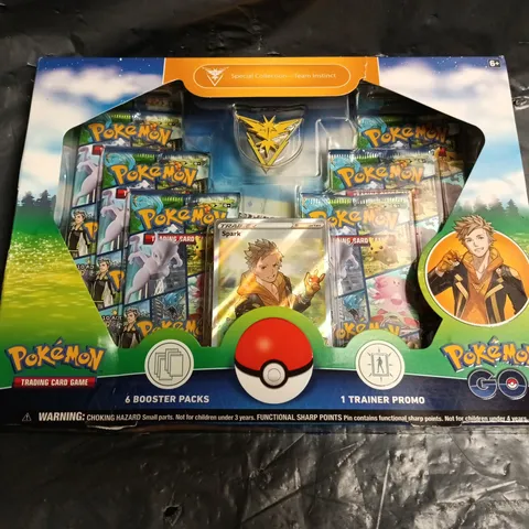 POKΓMON GO SPECIAL COLLECTION TEAM INSTINCT β 6 BOOSTER PACKS + TRAINER PROMO