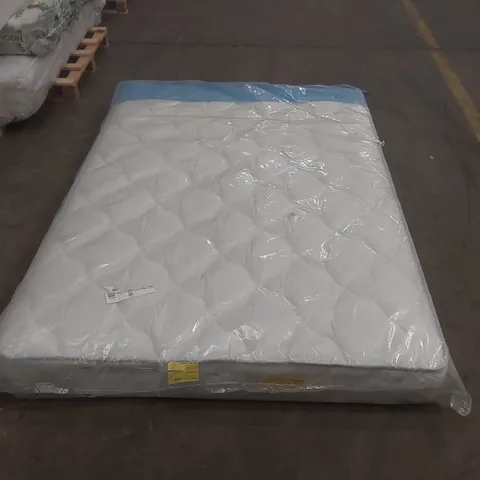 QUALITY BAGGED DOUBLE 135cm AIRSPRUNG LUXURY QUILTED MEDIUM MATTRESS