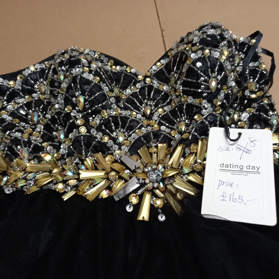 DATING DAY EMBELLISHED DRESS - 8