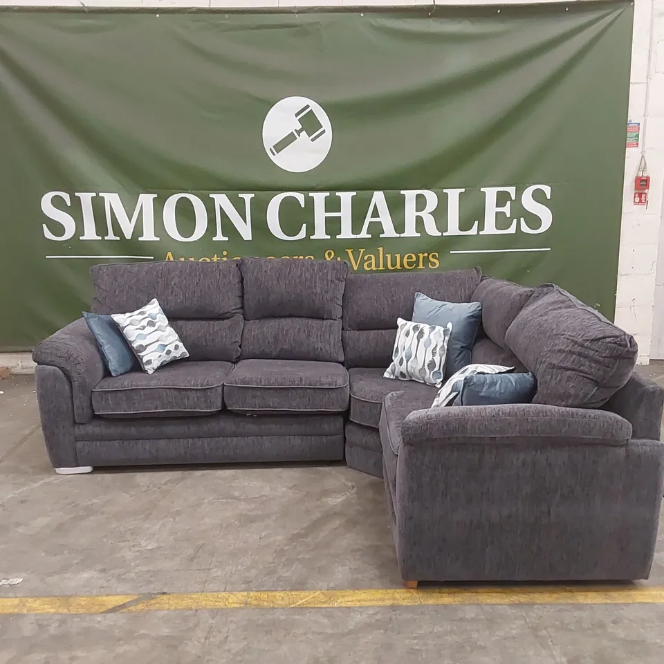 PADSTOW FABRIC DOUBLE ARM CORNER GROUP SOFA RRP £2799