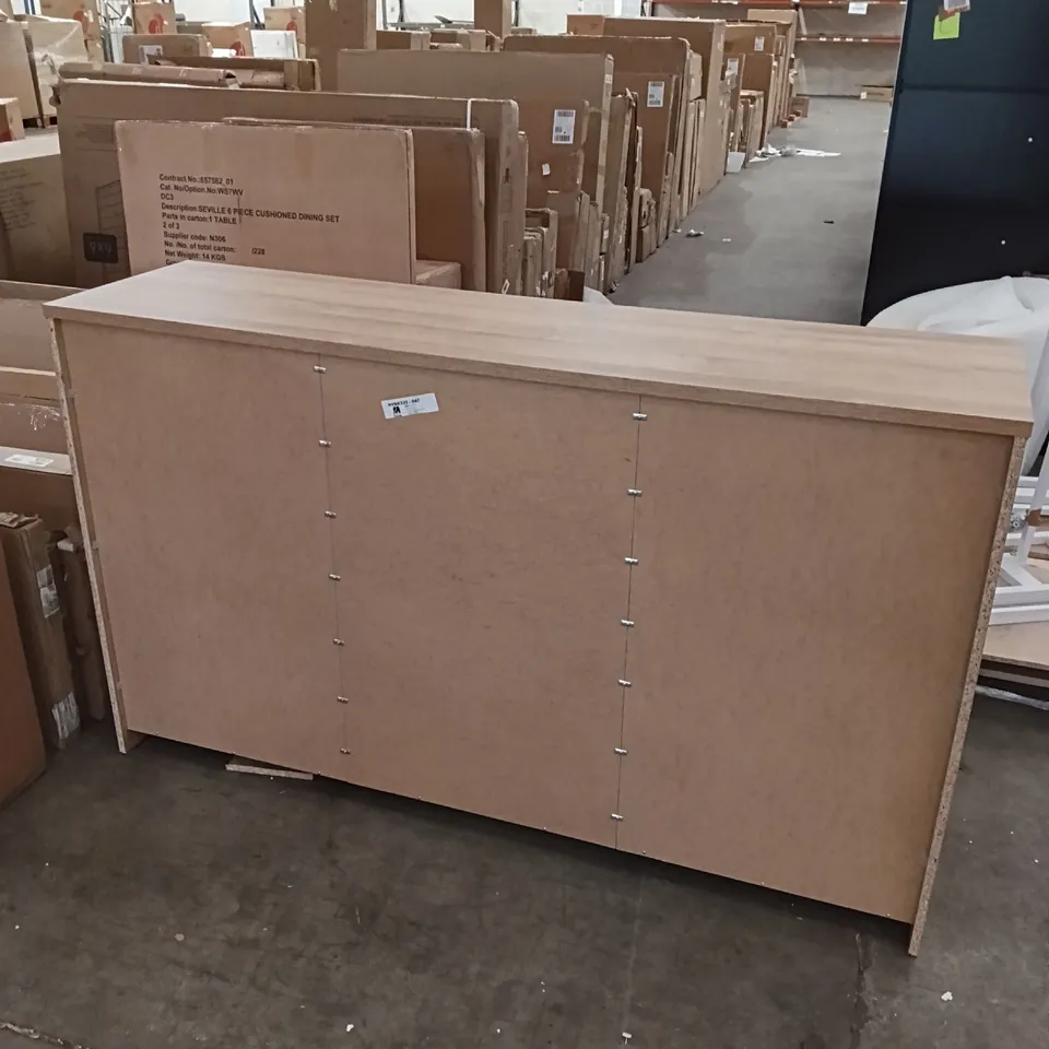 BIRLEA COMPTON 3 DRAWER 2 DOOR SIDEBOARD - OAK