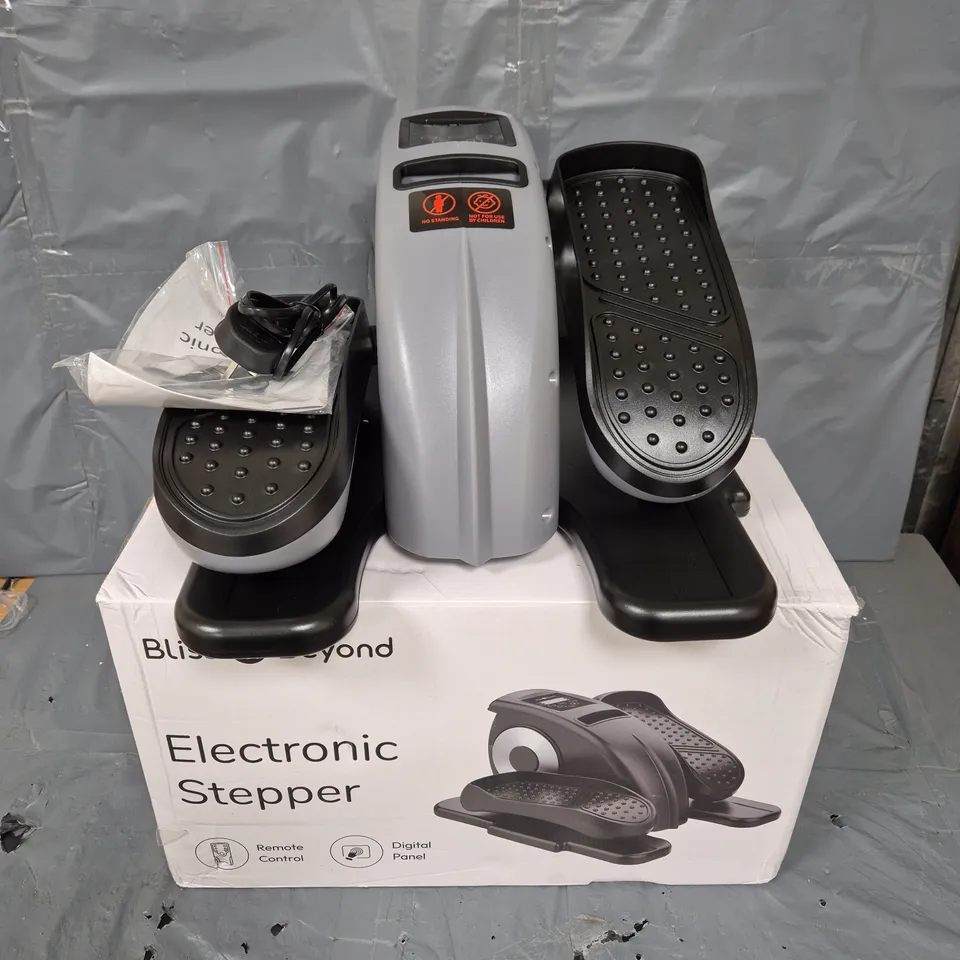 BOXED BLISS & BEYOND ELECTRONIC STEPPER IN GREY