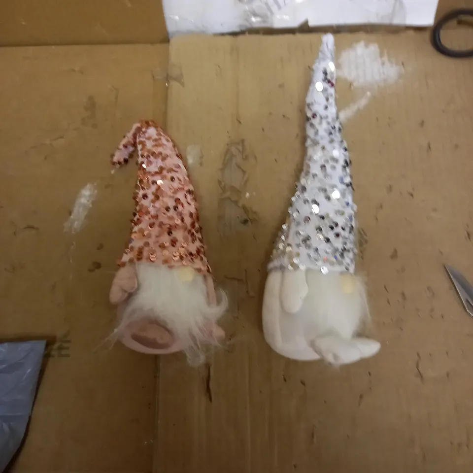 LOT OF 2  SEQUIN HAT GONK PINK/SILVER RRP £29