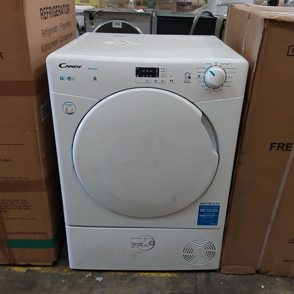 CANDY SMART CSEC9LF-80 9KG CONDENSER TUMBLE DRYER, WITH SMART CONNECTIVITY - WHITE