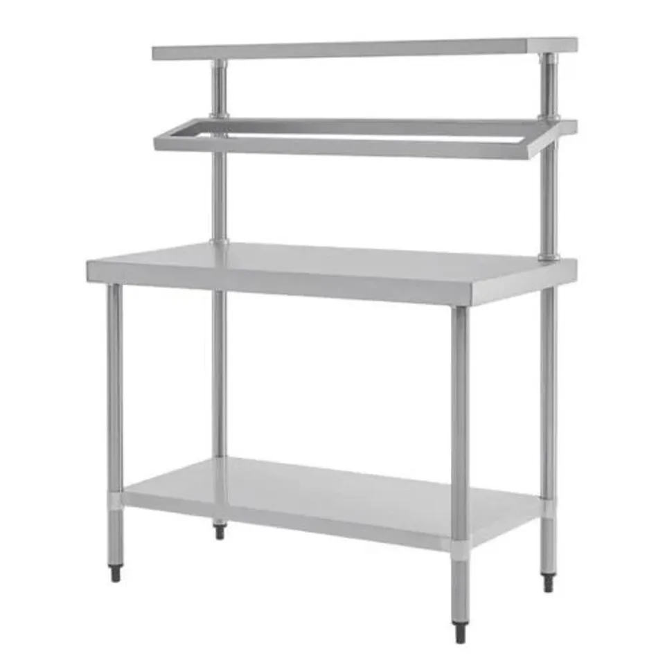 BOXED VOGUE S/S PREP STATION & GANTRY 1500(H) X 1200(W) X 600(D)MM