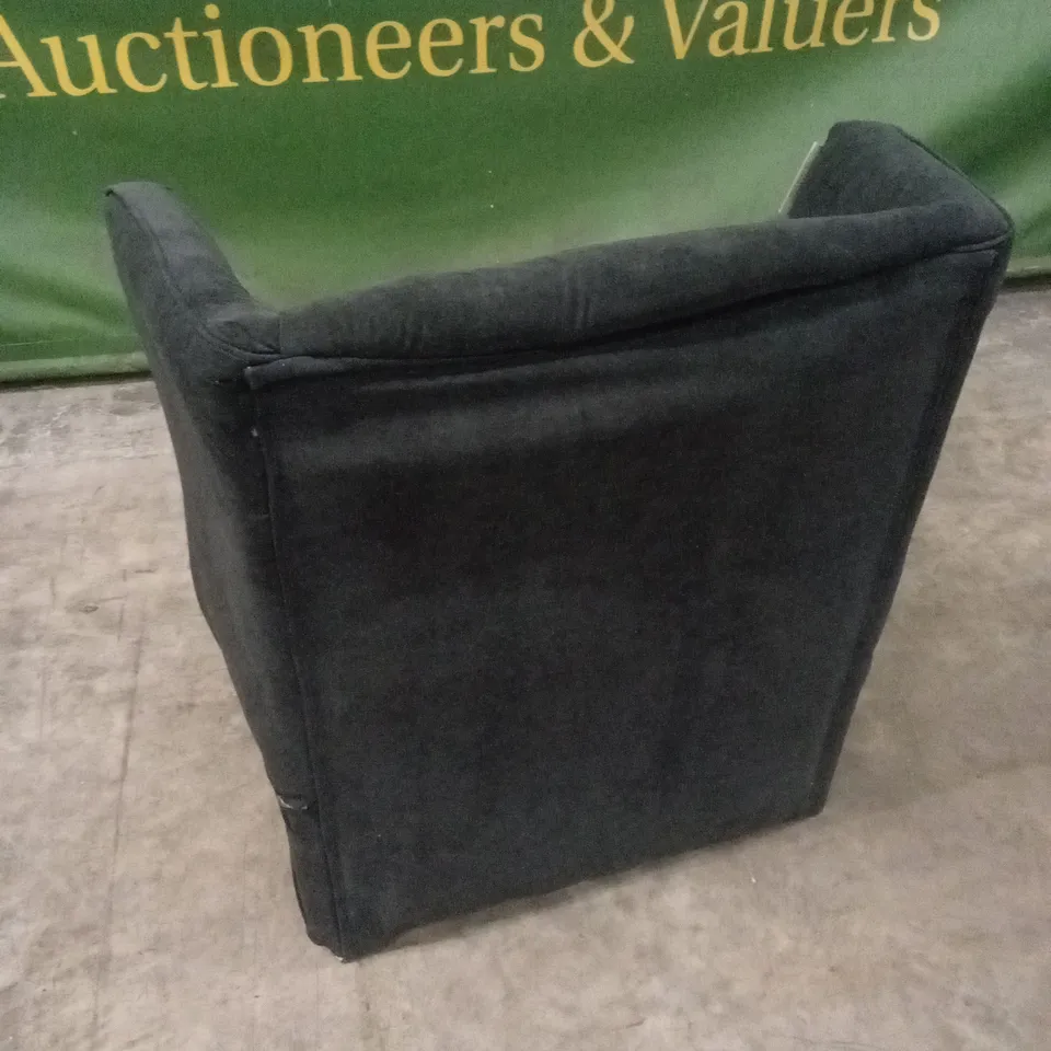 DENTON GRACE CHENILLE FABRIC WING CHAIR RRP £339