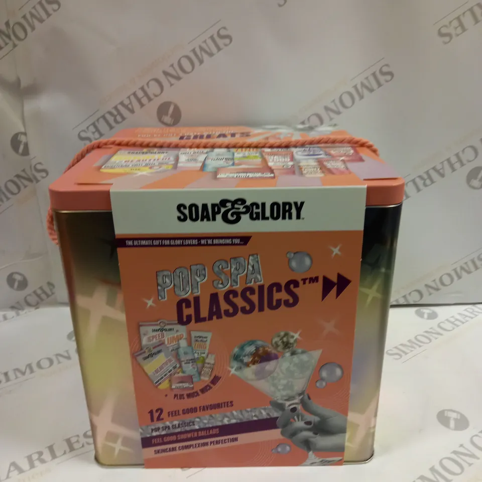 BOXED SOAP & GLORY POP SPA CLASSICS BEAUTY SET 