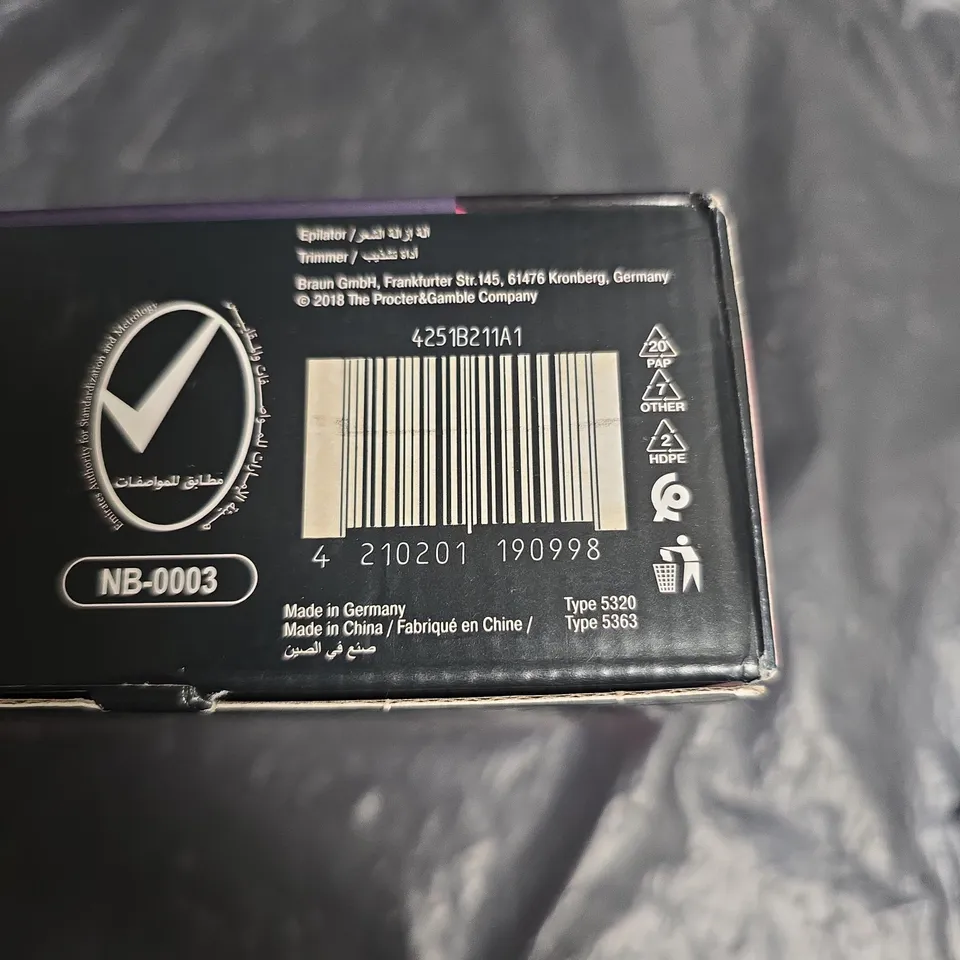 BRAUN SILK-ÉPIL 3 EPILATOR – PINK BOXED