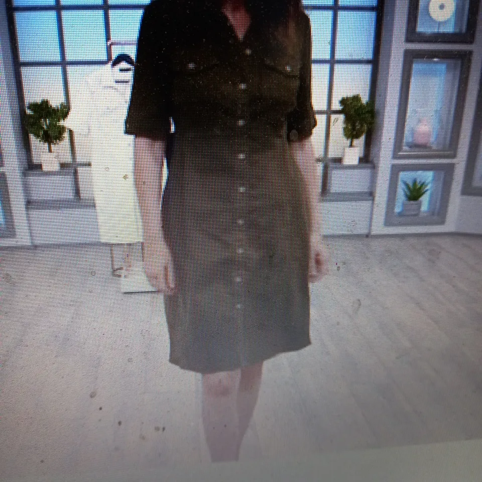 4x BRAND NEW NINA LEONARD ELBOW SLEEVE BUTTON UP STRETCH DENIM DRESS 3XL