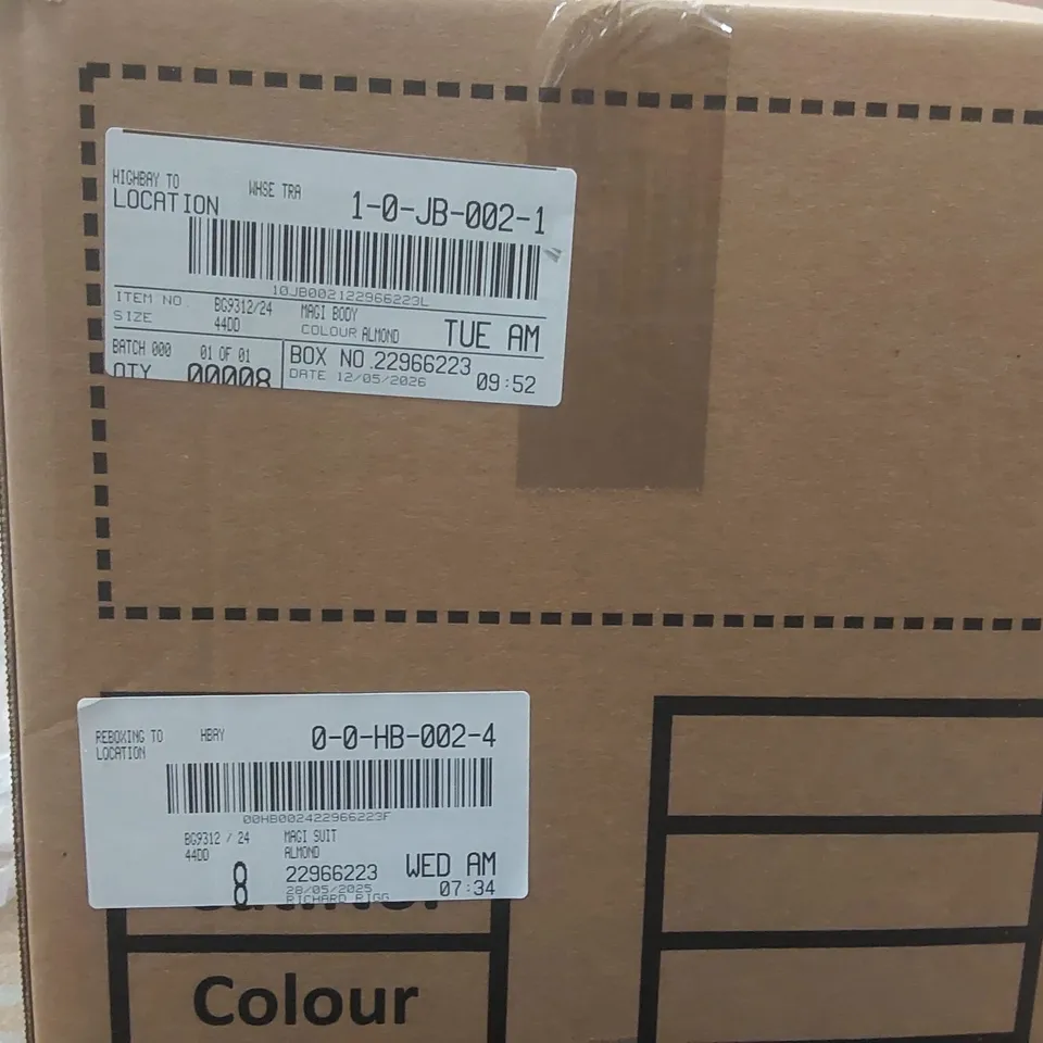 BOX CONTAINING APPROXIMATELY 8x BRAND NEW MAGISCULPT ALMOND BODYSUITS - SIZE 44DD