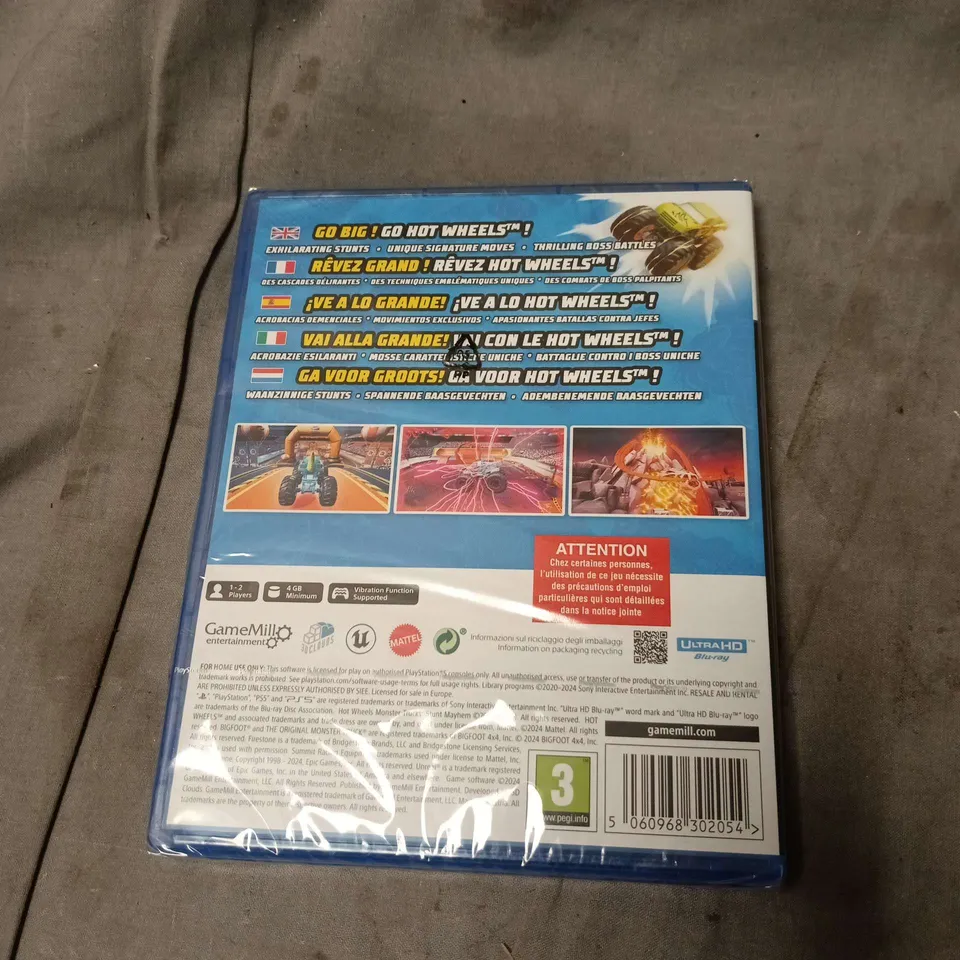 PS5 – HOT WHEELS MONSTER TRUCKS: STUNT & MAYHEM. SEALED