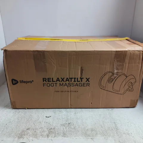 BOXED LIFEPRO RELAXATILT X FOOT MASSAGER BLACK