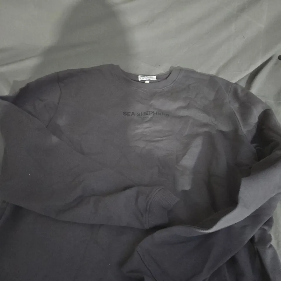 SEA SHEPHERD SWEATSHIRT – SLATE GREY, MEN'S CREW NECK, XL