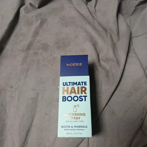 MOERIE ULTIMATE HAIR BOOST THICKENING SPRAY – BIOTIN & MINERALS, 150 ML.