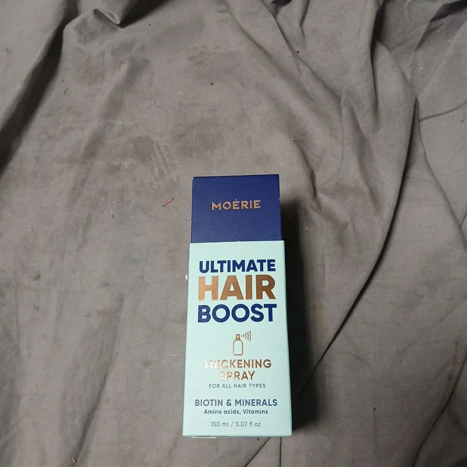 MOERIE ULTIMATE HAIR BOOST THICKENING SPRAY – BIOTIN & MINERALS, 150 ML.
