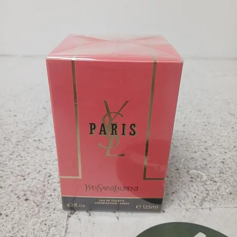 BOXED AND SEALED YVES SAINT LAURENT PARIS EAU DE TOILETTE 125ML 