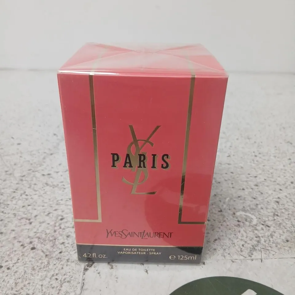 BOXED AND SEALED YVES SAINT LAURENT PARIS EAU DE TOILETTE 125ML