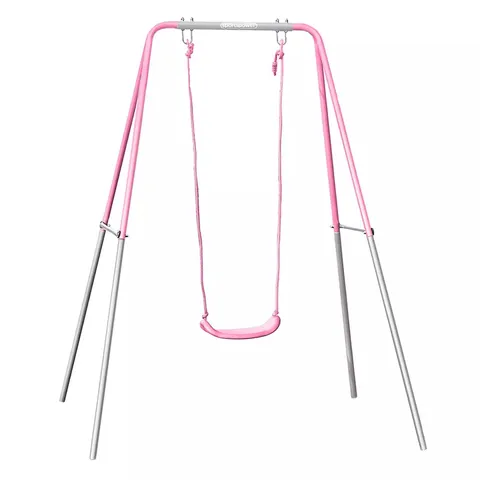 BOXED SPORTSPOWER SINGLE SWING IN PINK COLOUR - COLLECTION ONLY
