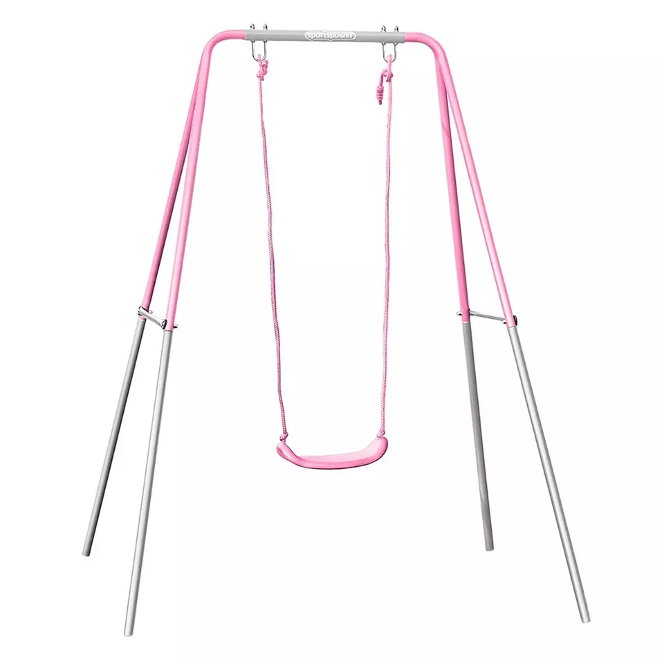 BOXED SPORTSPOWER SINGLE SWING IN PINK COLOUR - COLLECTION ONLY  RRP £39.99