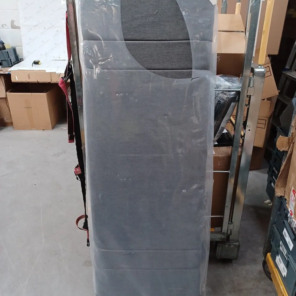 KINGSIZE FABRIC HEADBOARD GREY - COLLECTION ONLY