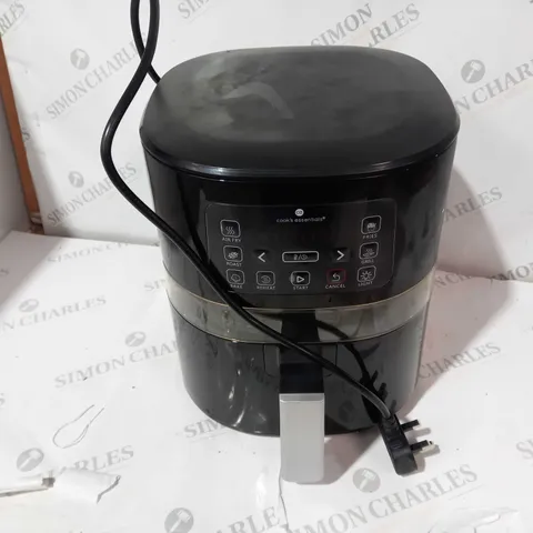 COOK'S ESSENTIALS 5.8L AIR FRYER IN SLATE GREY