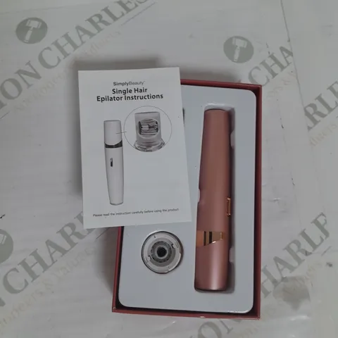 SIMPLY BEAUTY SINGLE HAIR EPILATOR