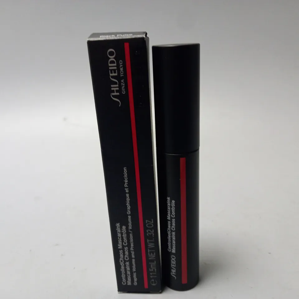 BOXED SHISEIDO CONTROLLED CHAOS MASCARAINK (BLACK PULSE) - 11.5ml