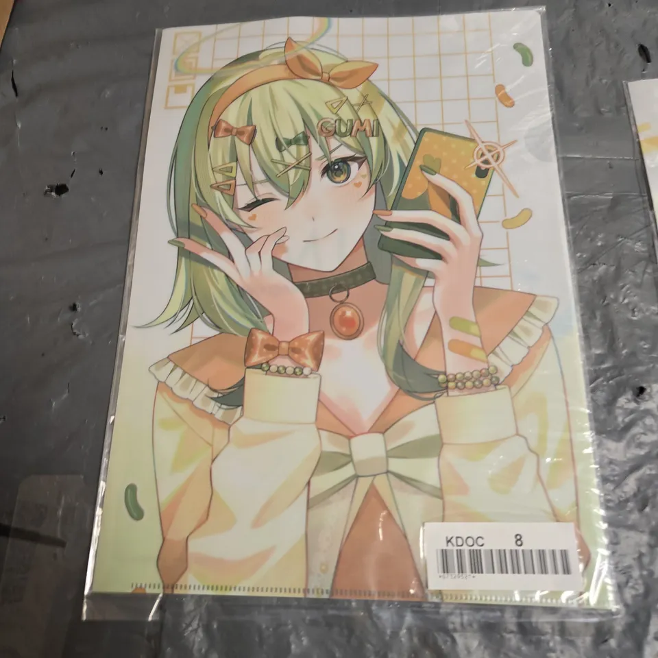 GUMI from Megpoid – Pair of anime art prints