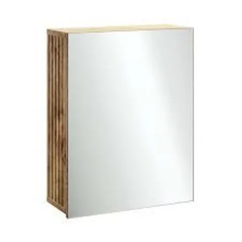BOXED BRYANT MIRROR WALL CABINET - MANGO WOOD EFFECT (1 BOX)
