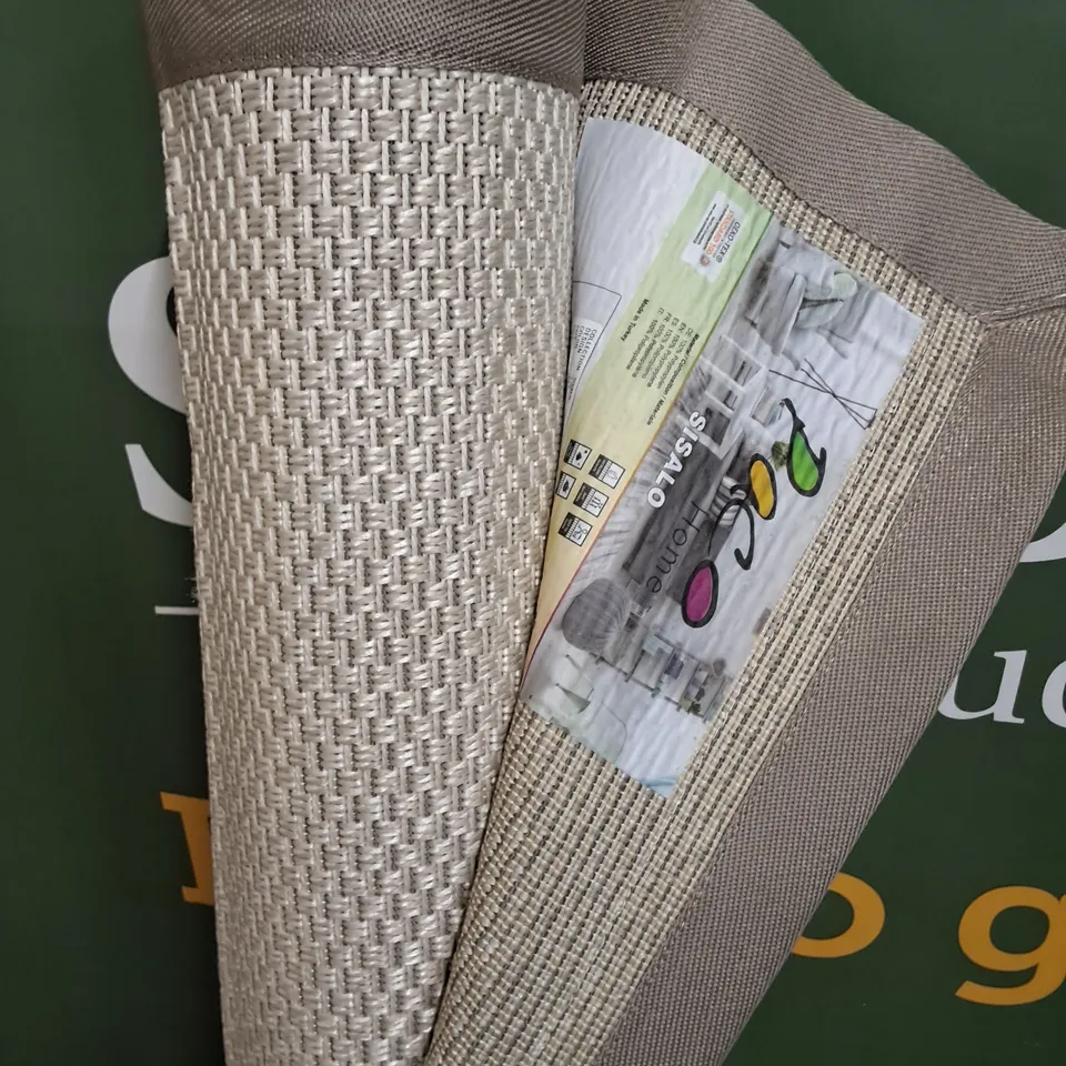 BRAND NEW SISALO BEIGE RUG - 160X220CM