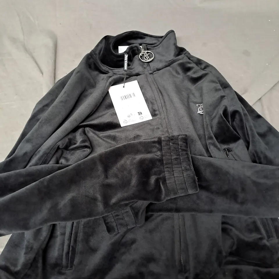 JUICY COUTURE VELOUR TRACKSUIT TOP - XS